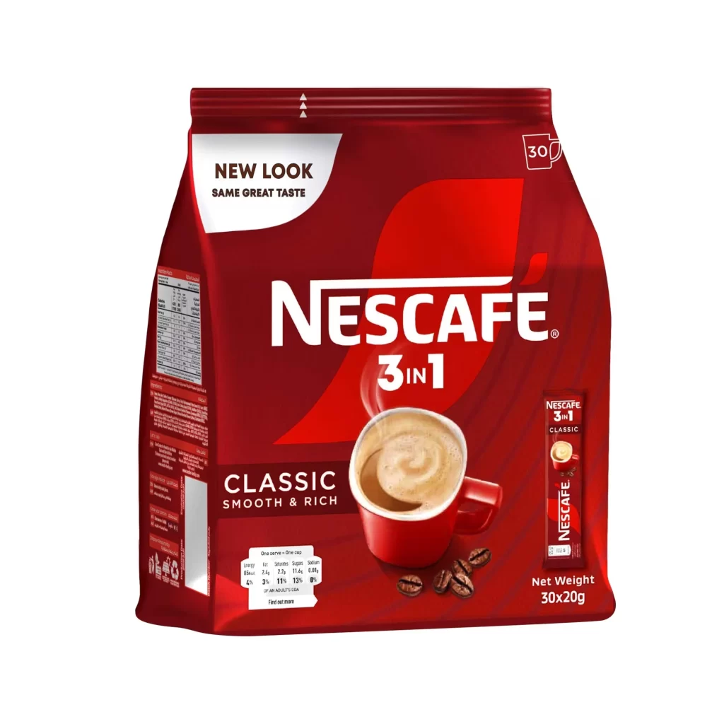 Nescafe Coffee Packaging L