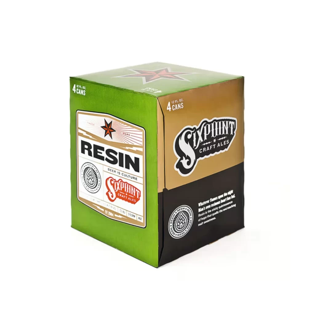 Sixpoint Brewery Resin Green brown black Beer Packaging