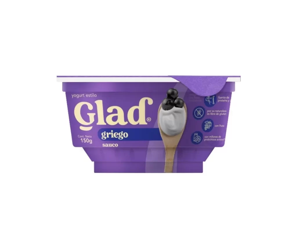 Glad griego sauco Yogurt Packaging