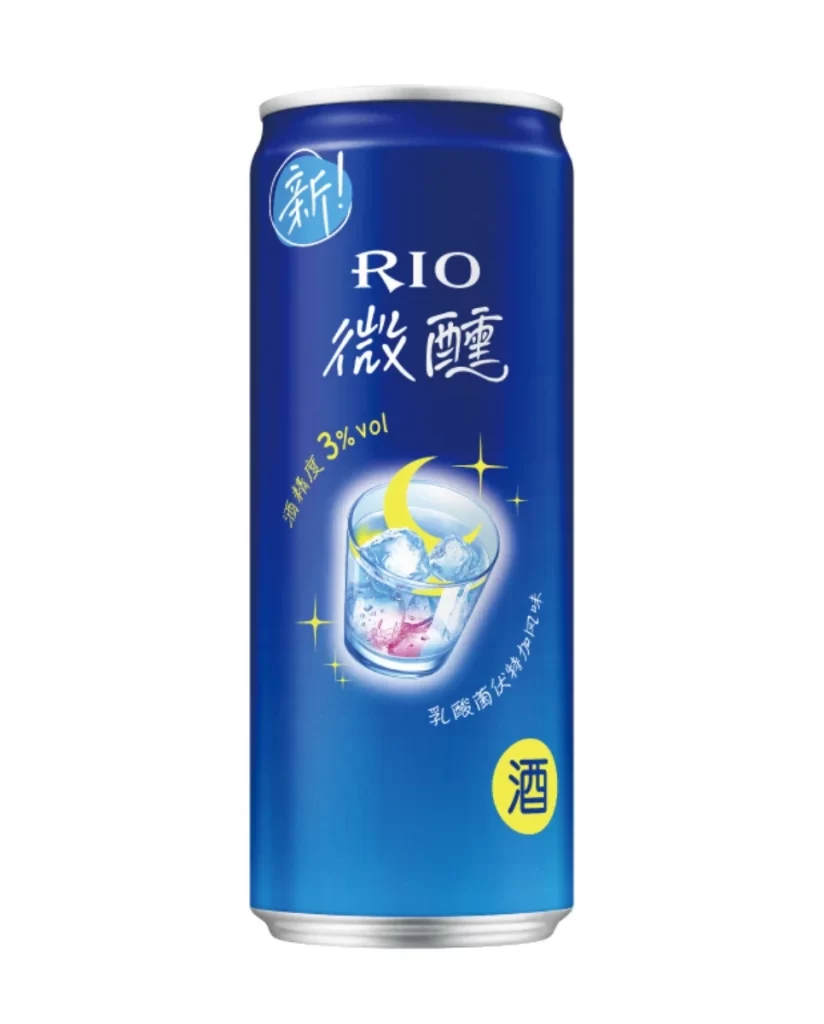 Rio Alcoholic Beverage Can Lactic Acid Bacteria Vodka Flavor