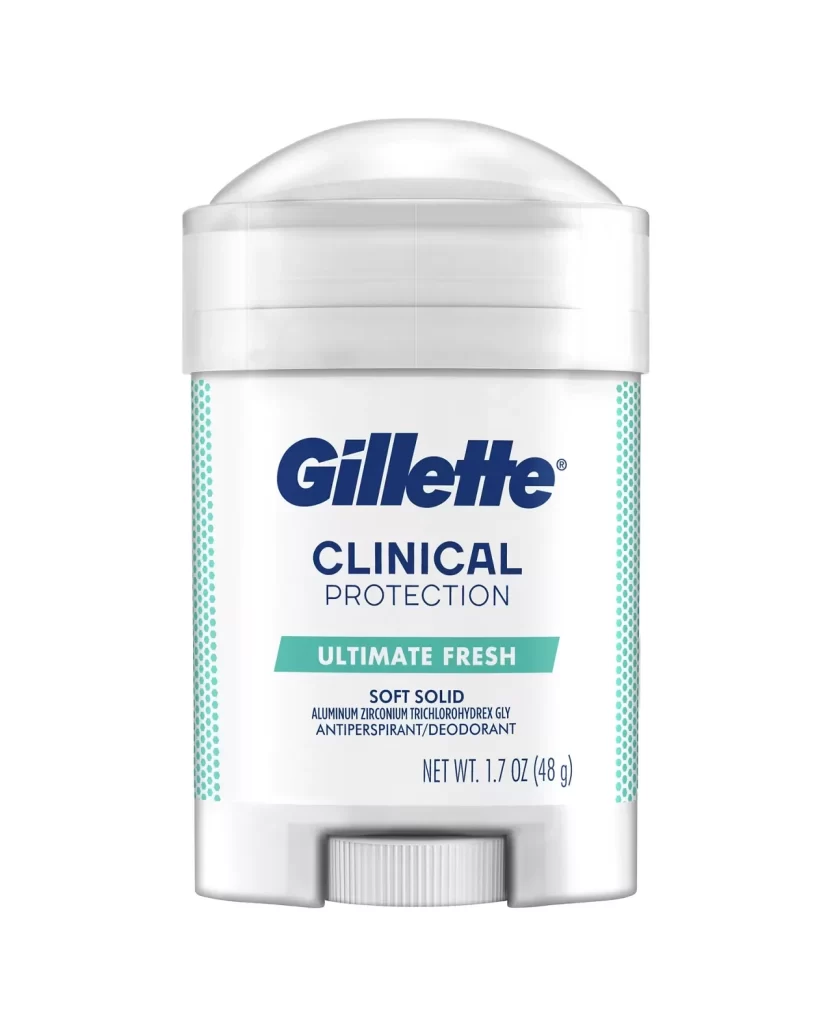 Gillette Clinical Protection Ultimate Fresh Deodorant Packaging