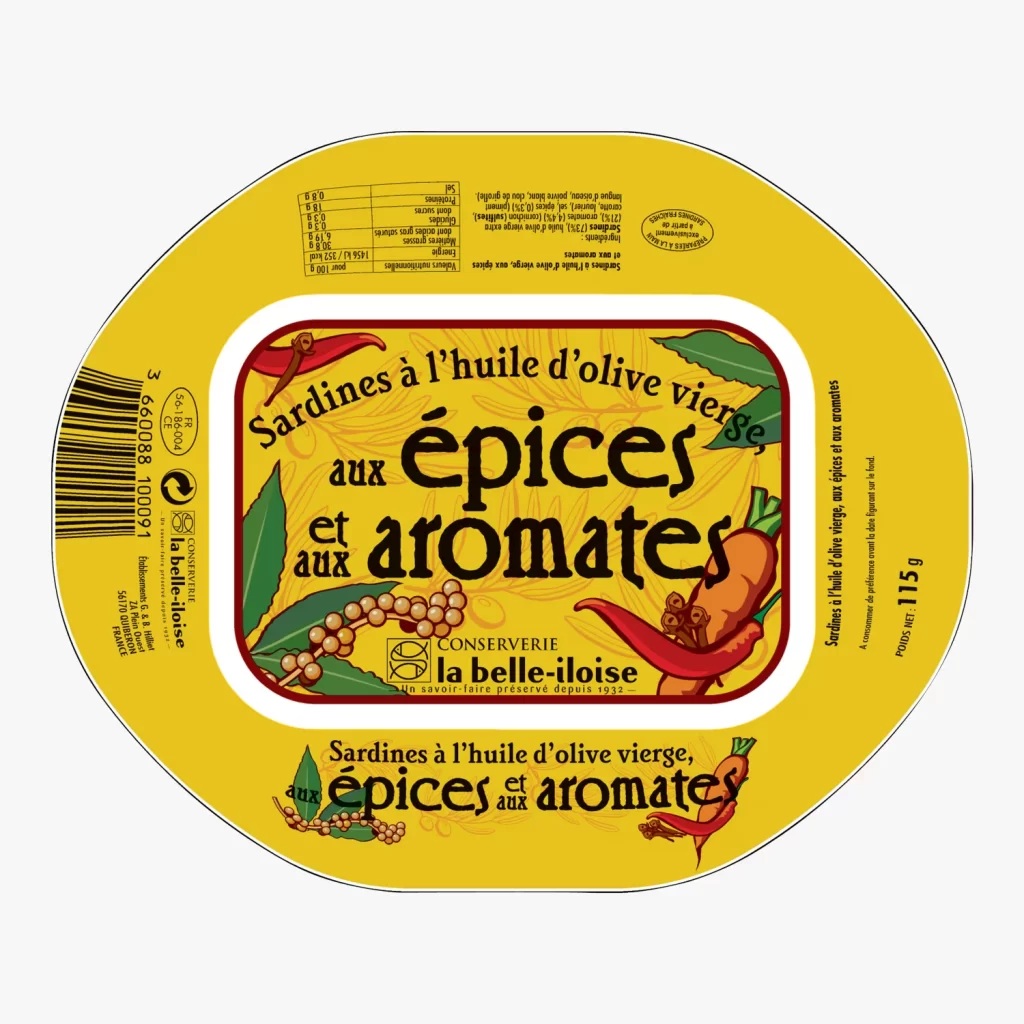 La Belle Iloise Canned Fish Packaging J