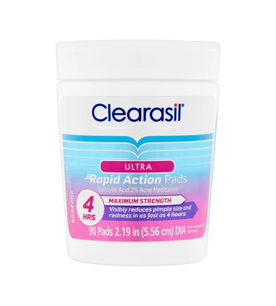 Clearasil Rapid Action Pads Ultra, Maximum Strength