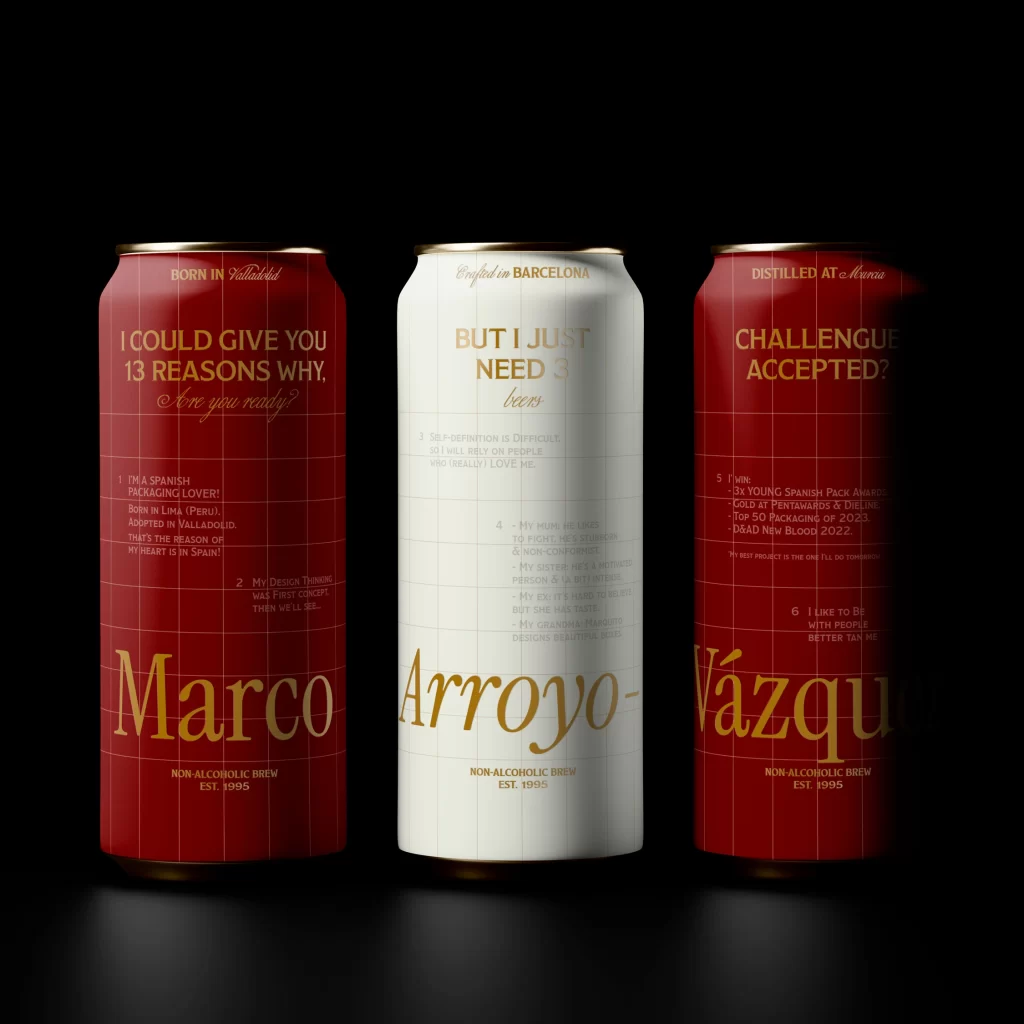 3 Beers About M Beer Can Beers Back View