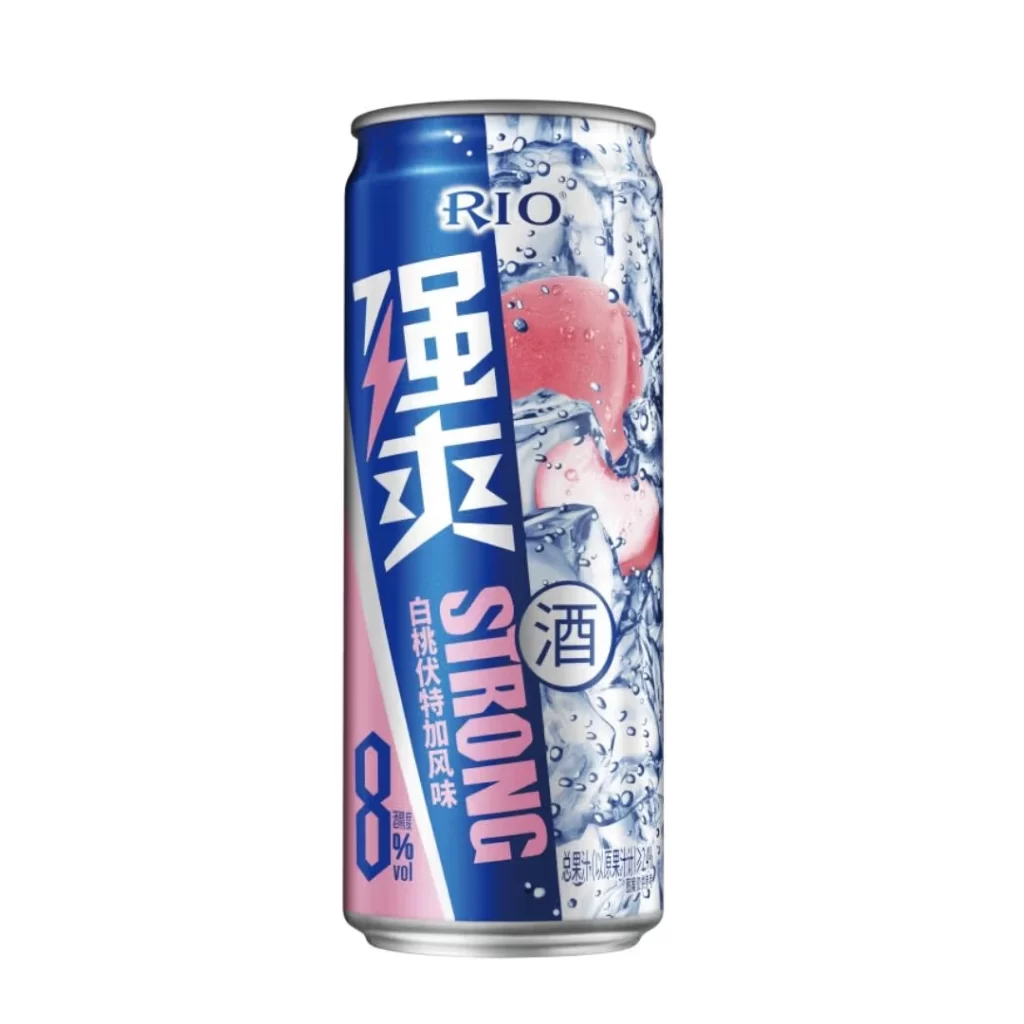 Rio Alcoholic Beverage Can White Peach Flavor