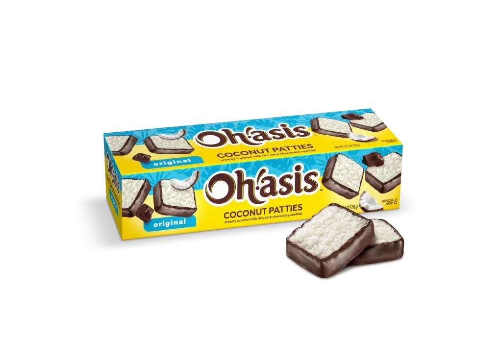 Oh’asis Original Coconut Patties Box