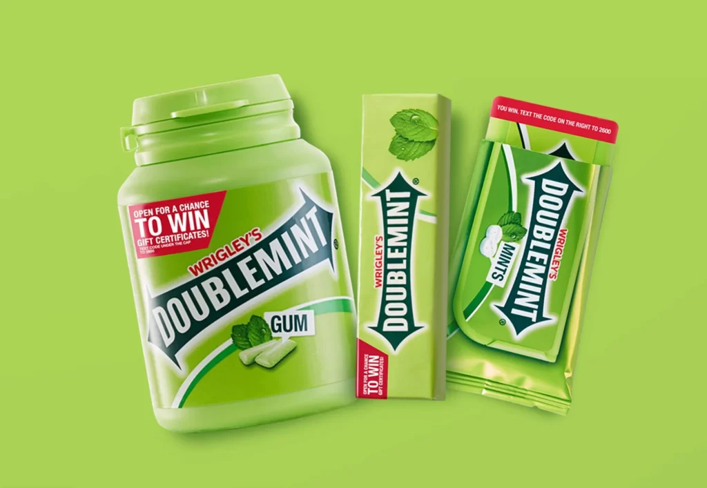 Wrigley’s Doublemint Gum Jar Packaging