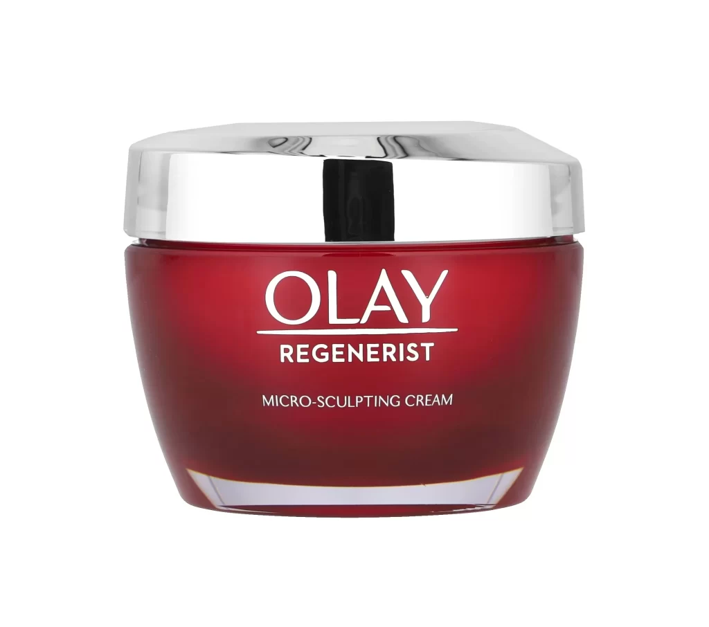Olay REGENERIST MICRO-SCULPTING CREAM Skincare Packaging