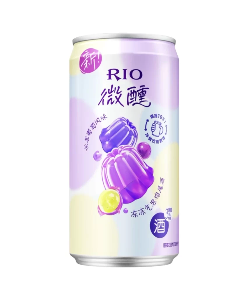 Rio Alcoholic Beverage Can Ice Cool Grape Flavor