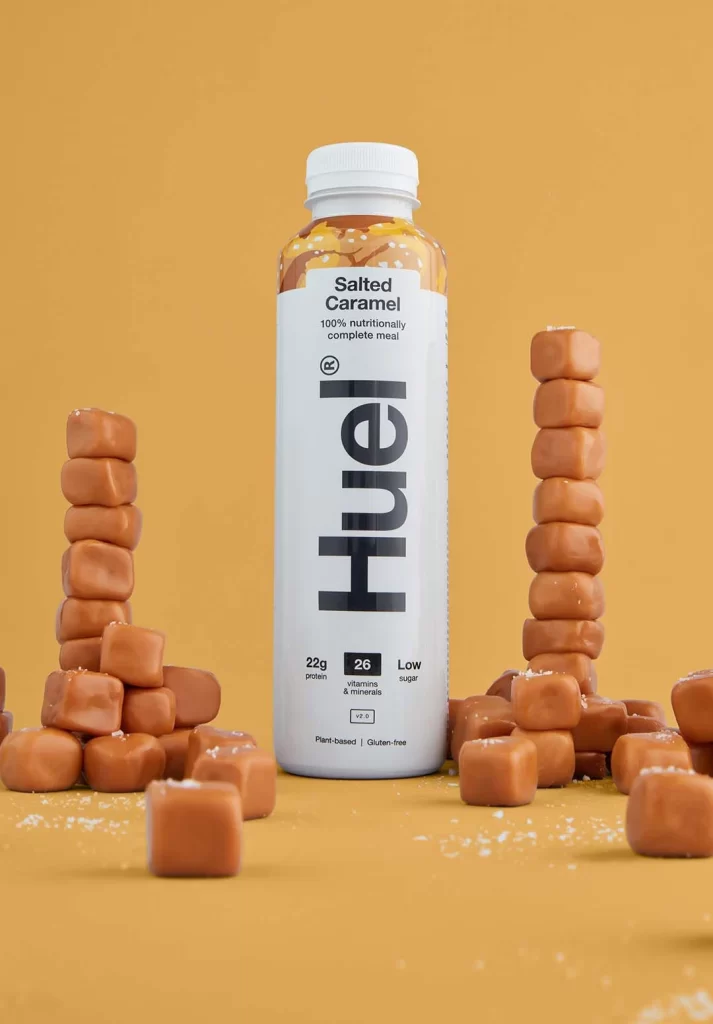 Huel v2.0 Salted Caramel Beverage Packaging