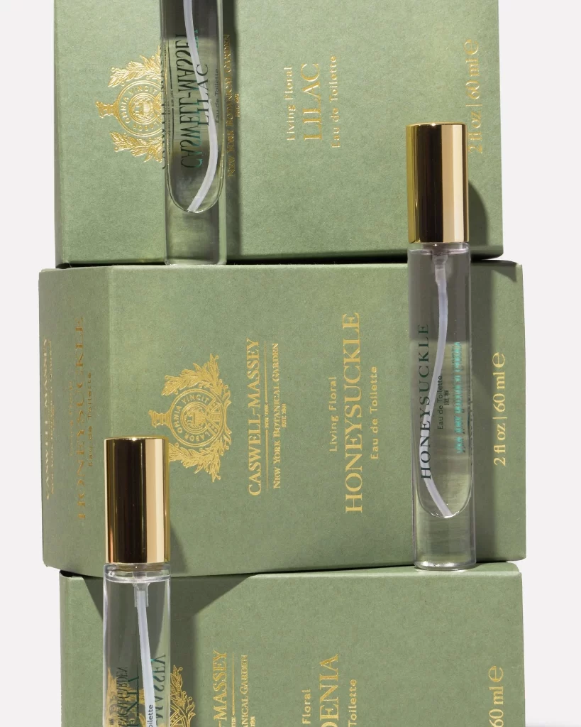 Caswell-Massey Perfume Packaging Green