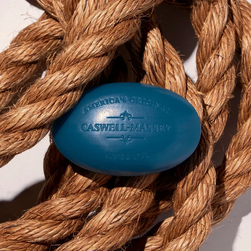 Caswell-Massey Soap Packaging Blue