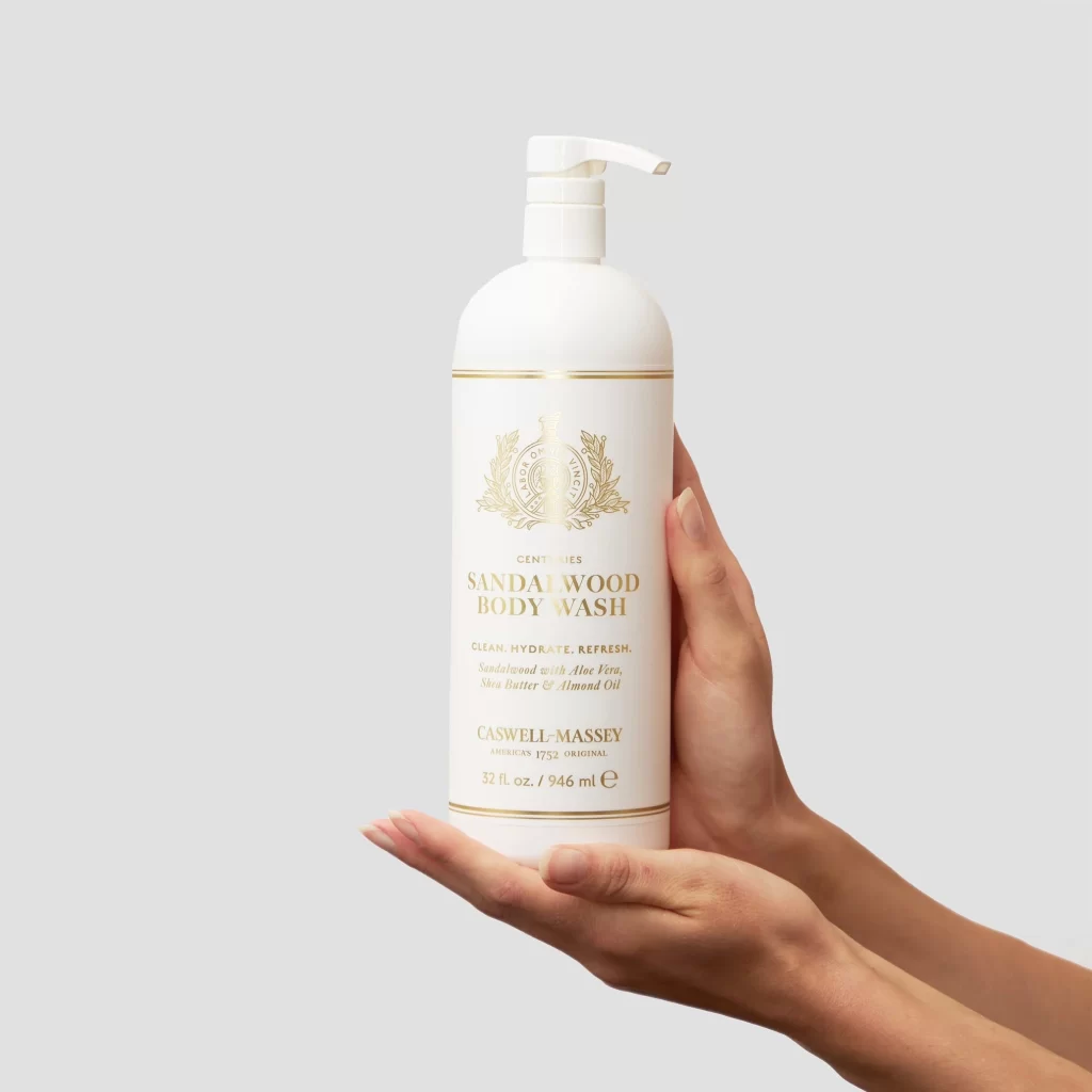 Caswell-Massey Body Wash Packaging White
