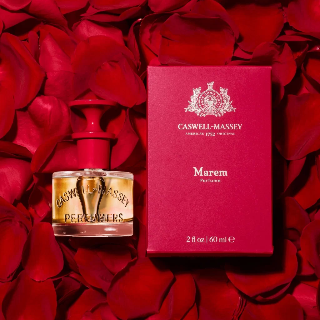 Caswell-Massey Perfume Packaging Red