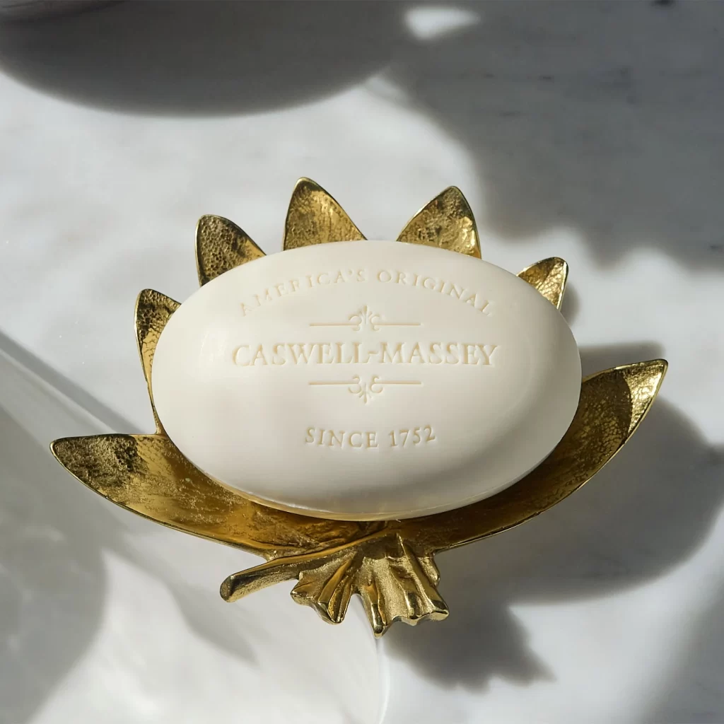 Caswell-Massey Soap Packaging Gold