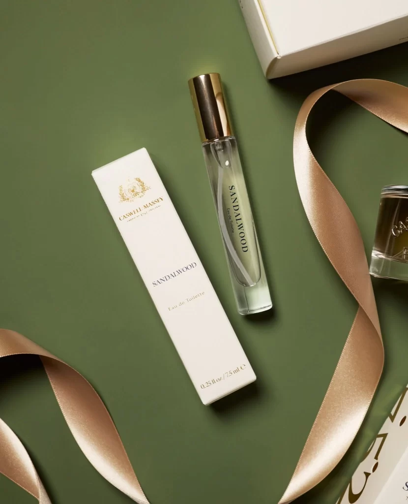 Caswell-Massey Perfume Packaging White