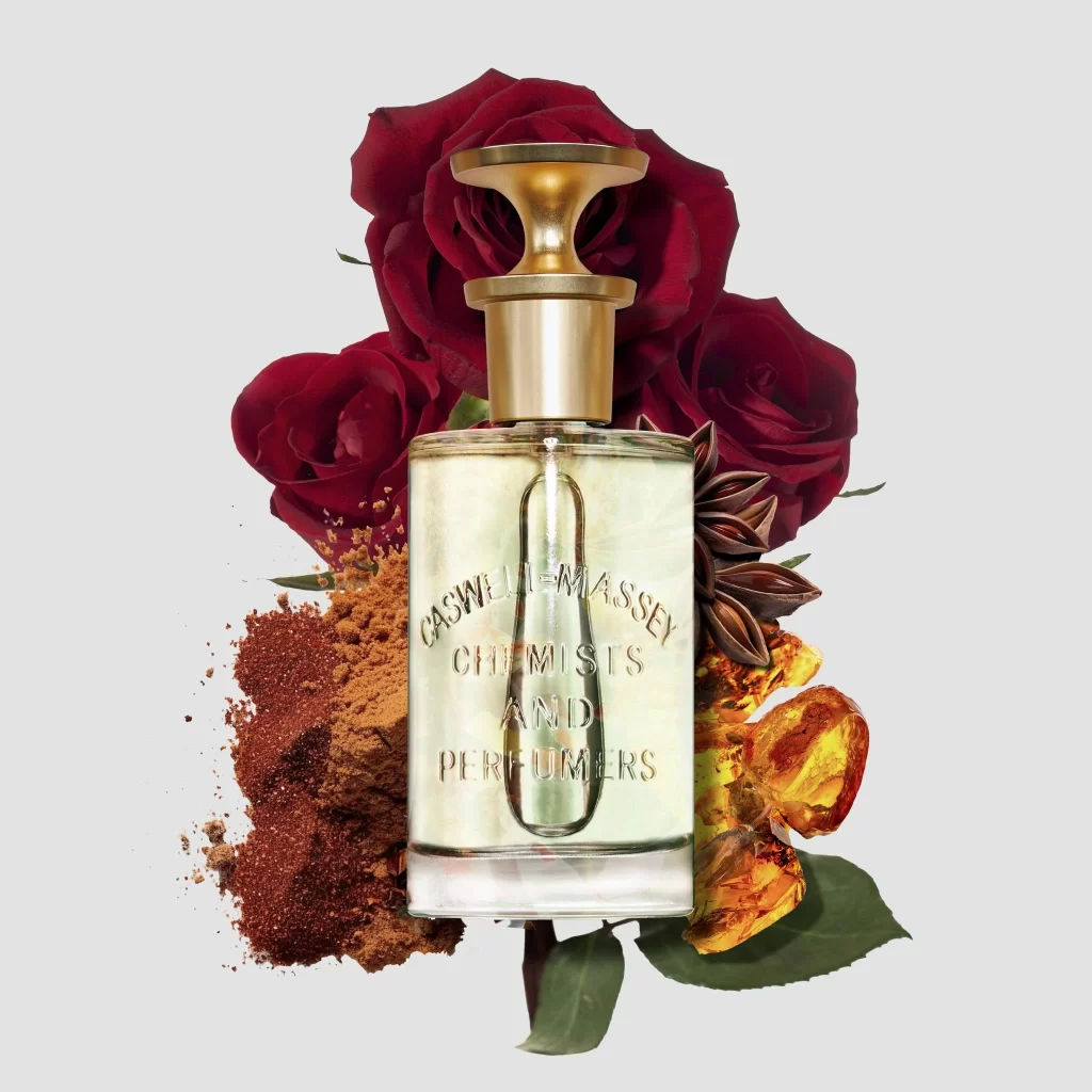 Caswell-Massey Perfume Packaging Amber