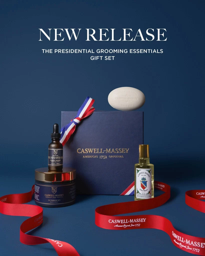 Caswell-Massey Grooming Essentials Packaging