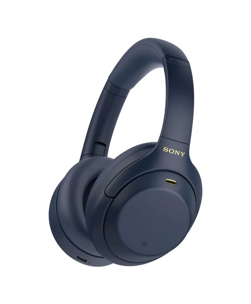 Sony WH-1000XM4 Blue Headphones Packaging