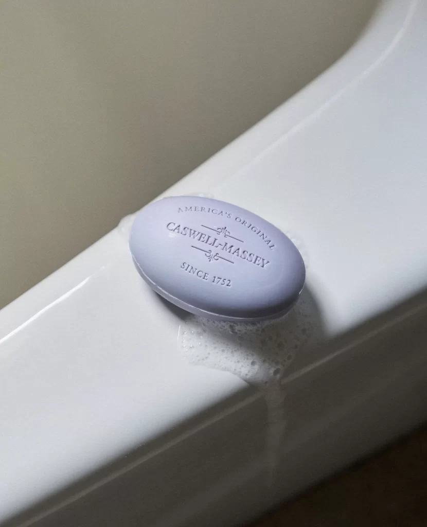 Caswell-Massey Soap Packaging Purple