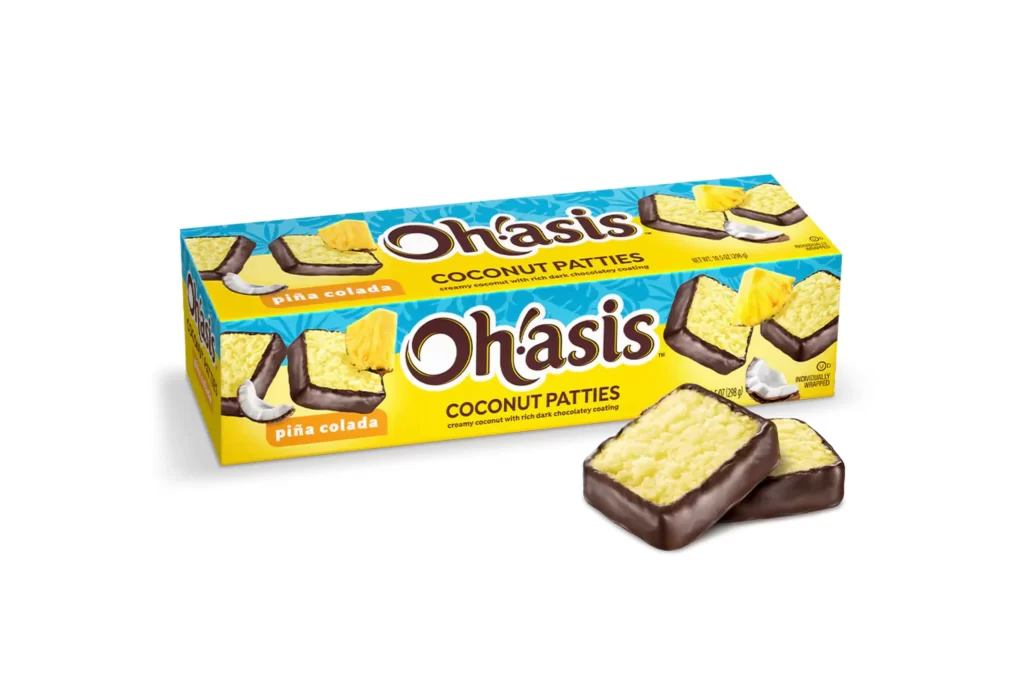 Oh’asis Coconut Patties piña colada