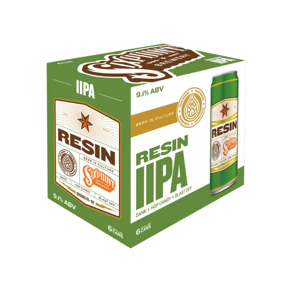 Sixpoint Brewery Resin IIPA Green Beer Packaging