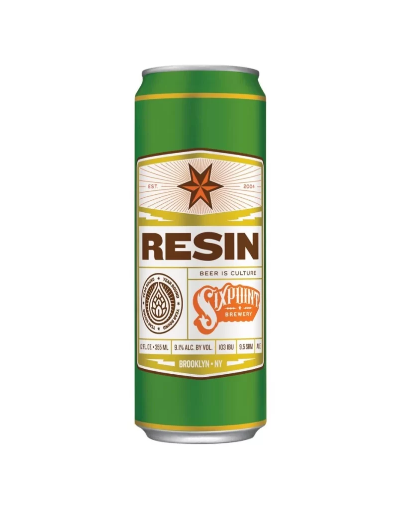 Sixpoint Brewery Resin green ale Packaging