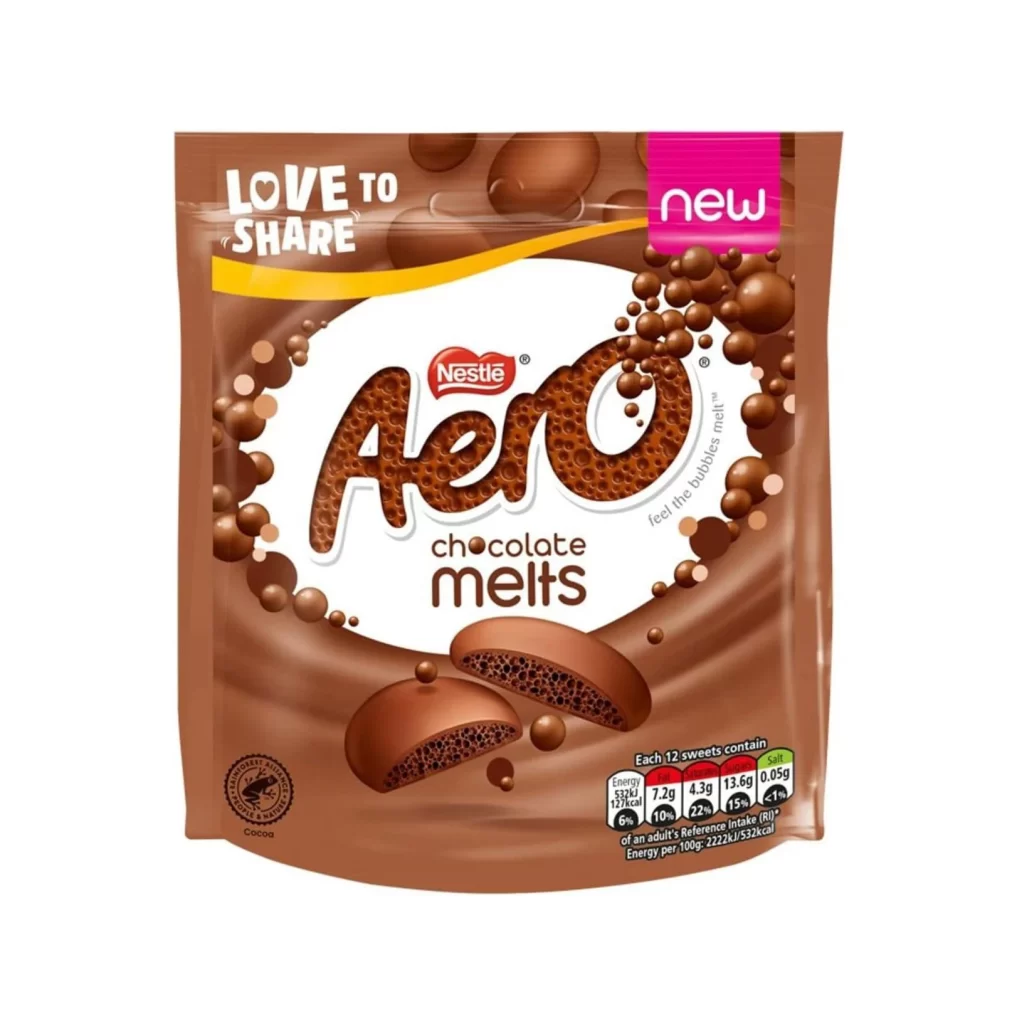 Nestle Aero Chocolate Packaging G