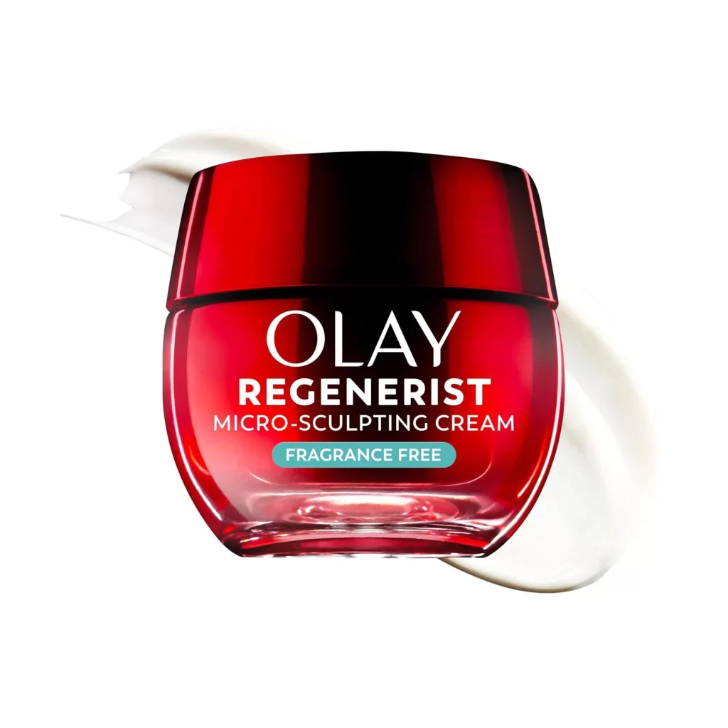 Olay Regenerist Fragrance Free Skincare Packaging