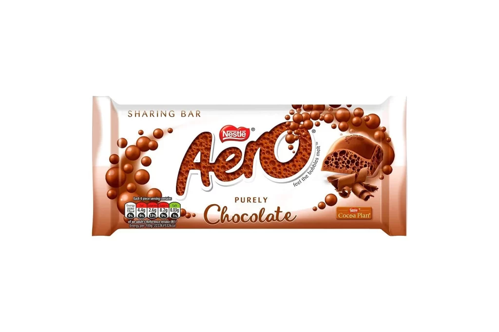 Nestle Aero Chocolate Packaging H