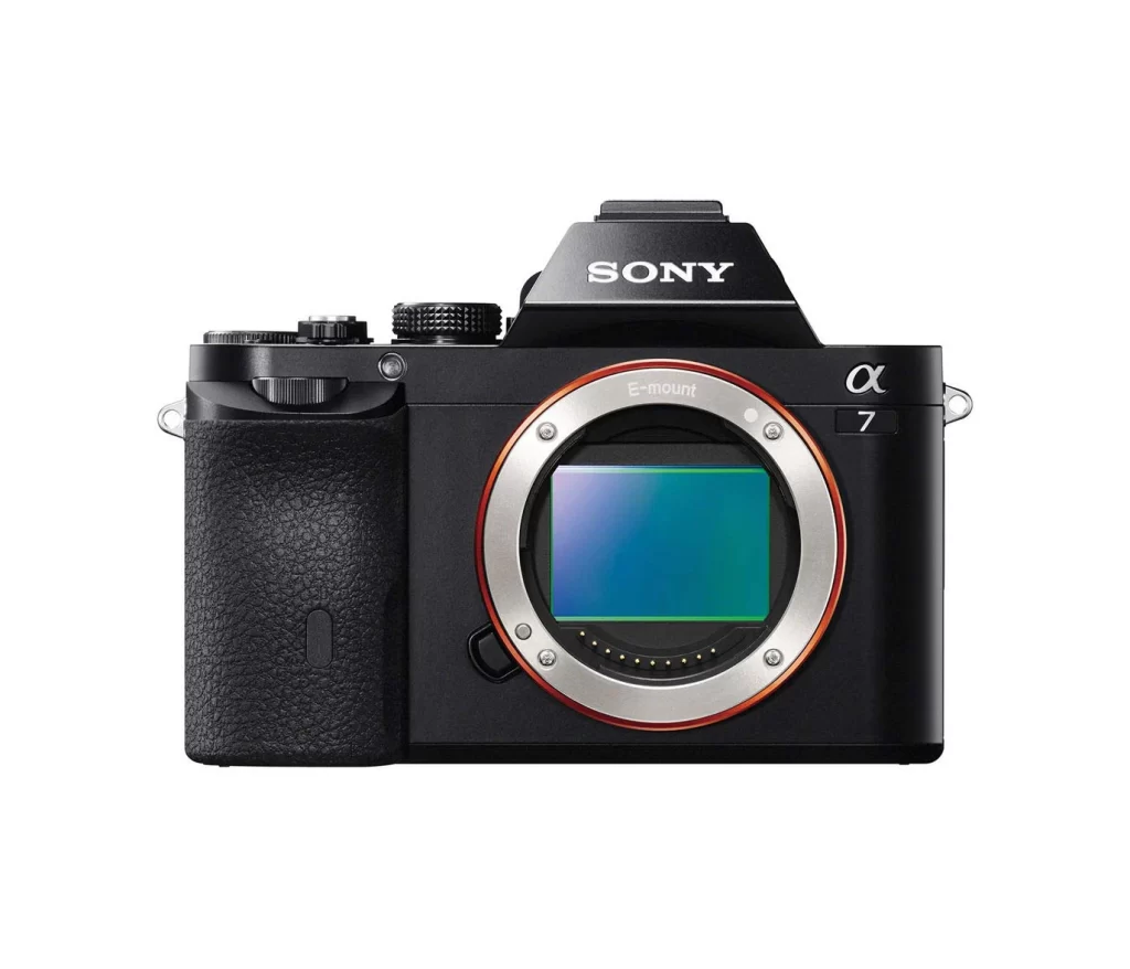 Sony 7 black camera Packaging