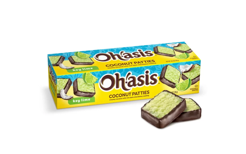 Oh’asis Key Lime Coconut Patties Box