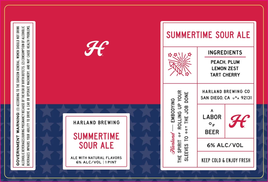 Harland Brewing Summertime Sour Ale Summertime Sour Ale