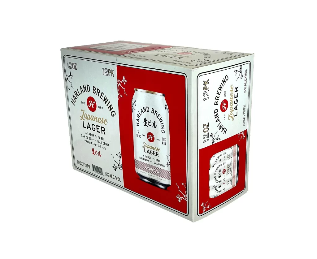 Harland Brewing Japanese Lager 12-pack of 12oz cans