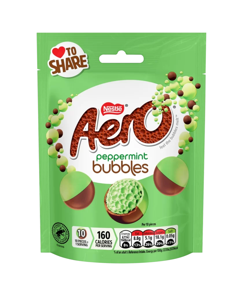 Nestle Aero Chocolate Packaging J