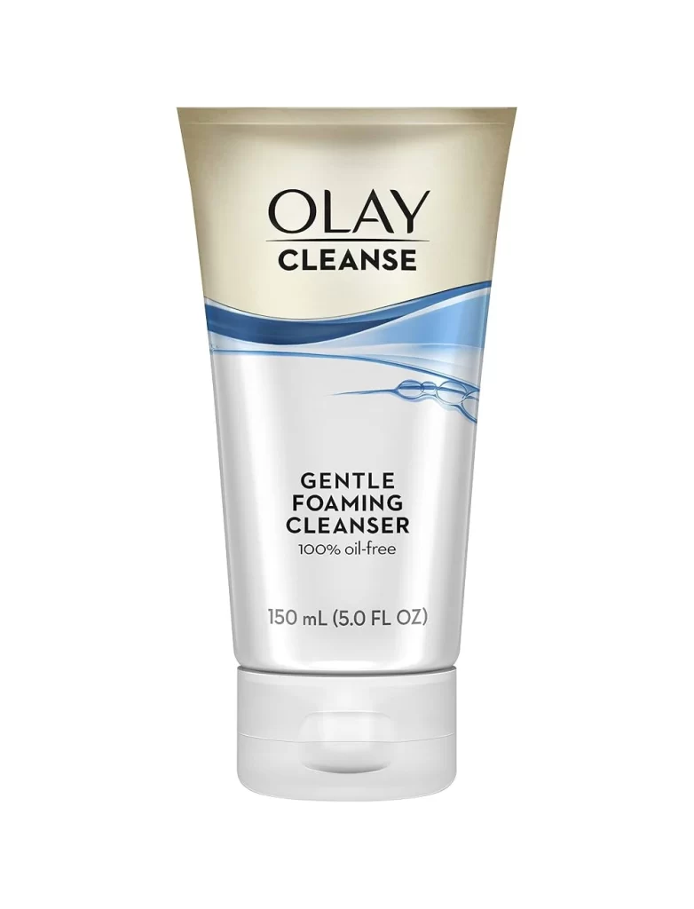 Olay Cleanse Gentle Foaming, 100% oil-free Skincare Packaging