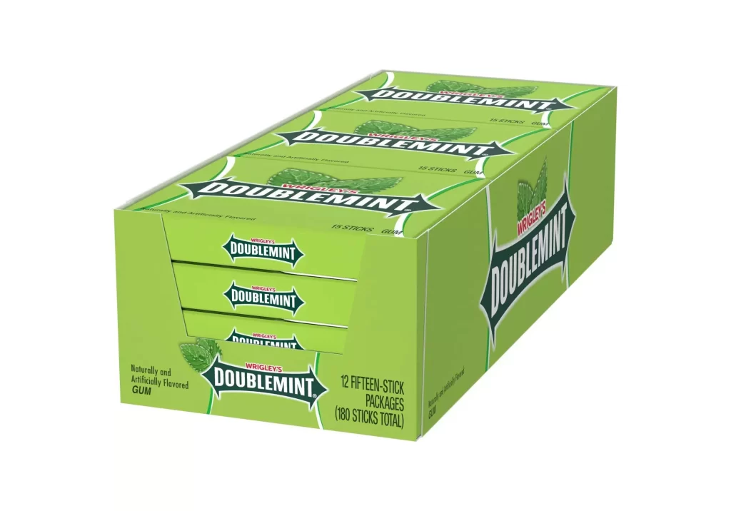 Wrigley’s Doublemint Gum Box Display Packaging