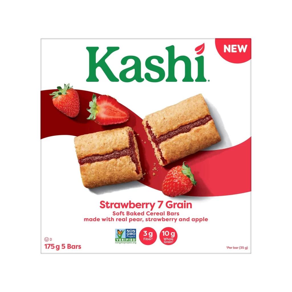 Kashi Soft Baked Cereal Bars Strawberry 7 Grain