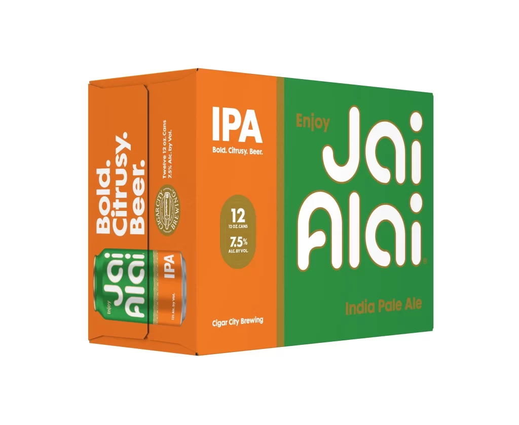 Cigar City Brewing IPA Bold, Citrusy Beverage Packaging