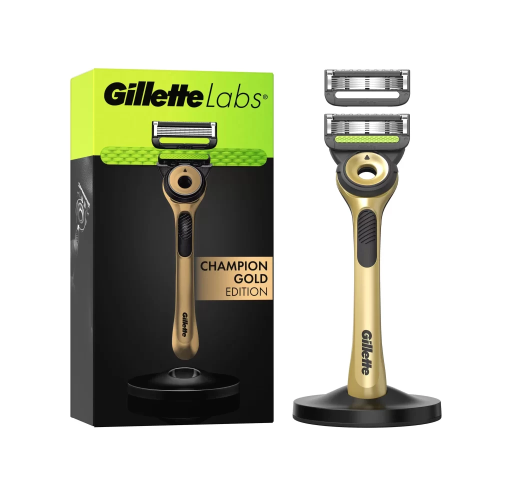 Gillette Champion Gold Edition Razor Packaging