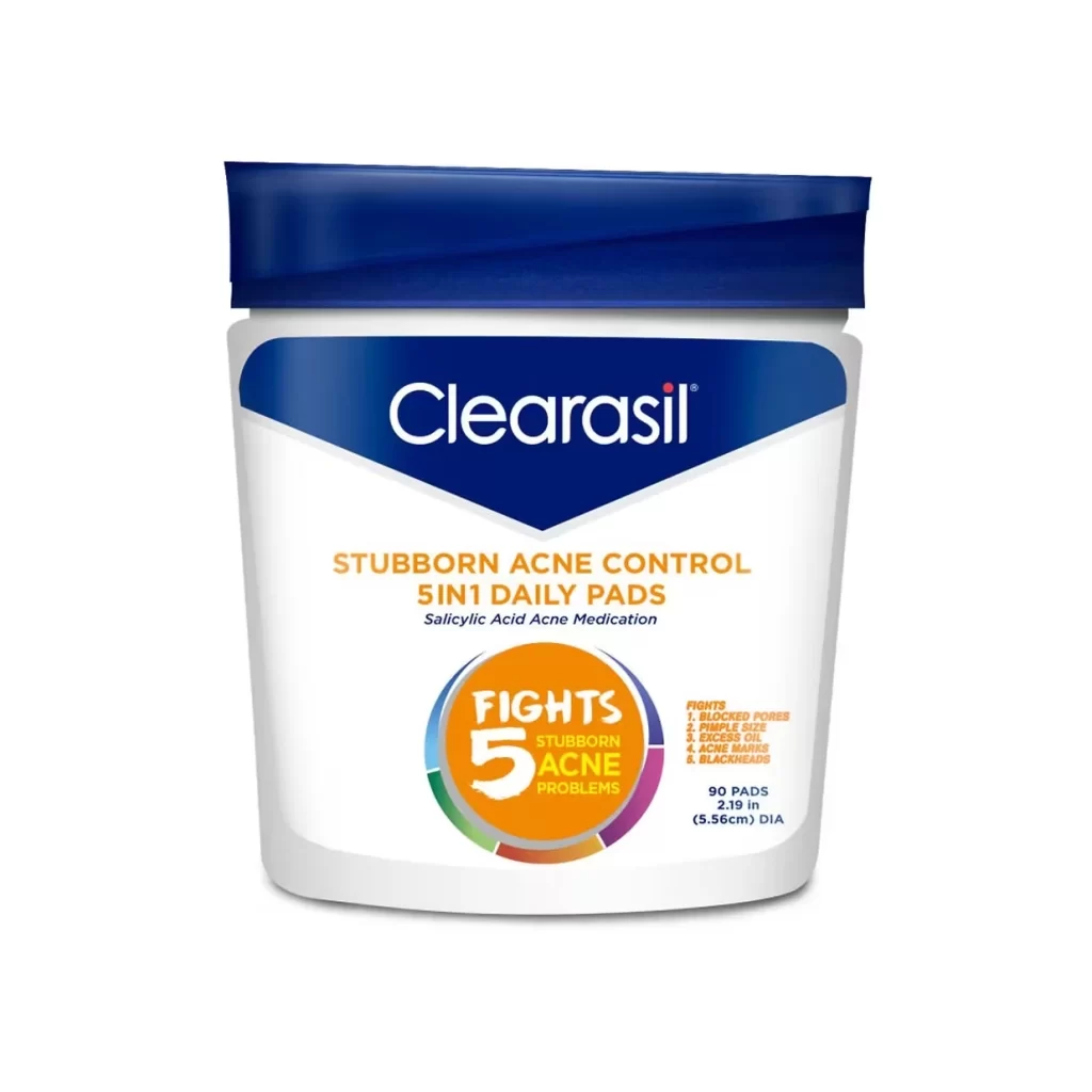 Clearasil Stubborn Acne Control 5in1 Daily Pads CONTROL