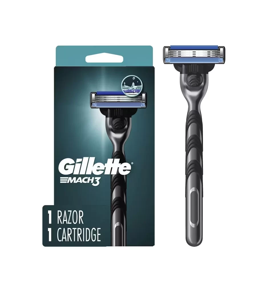 Gillette Mach3 Razor Packaging
