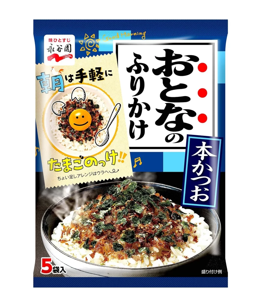 Nagatanien Adult Furikake Bonito Flake Packaging