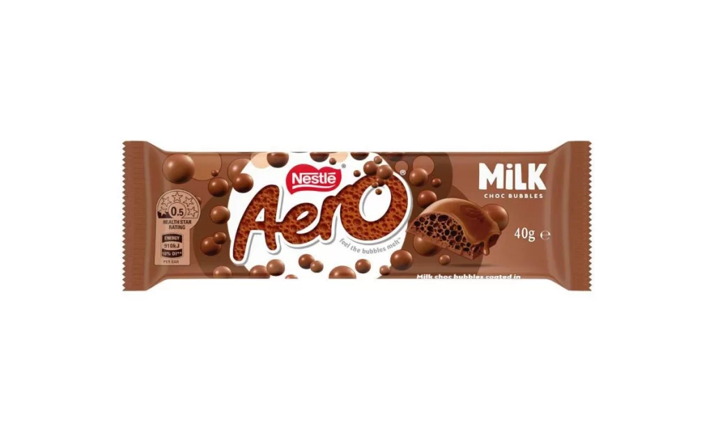 Nestle Aero Chocolate Packaging O