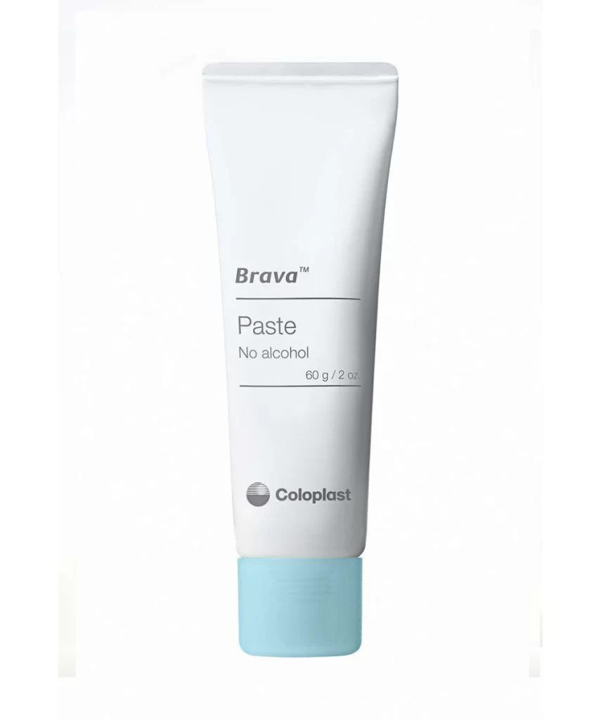 Coloplast Brava Brava Paste White with light blue cap Skincare Packaging