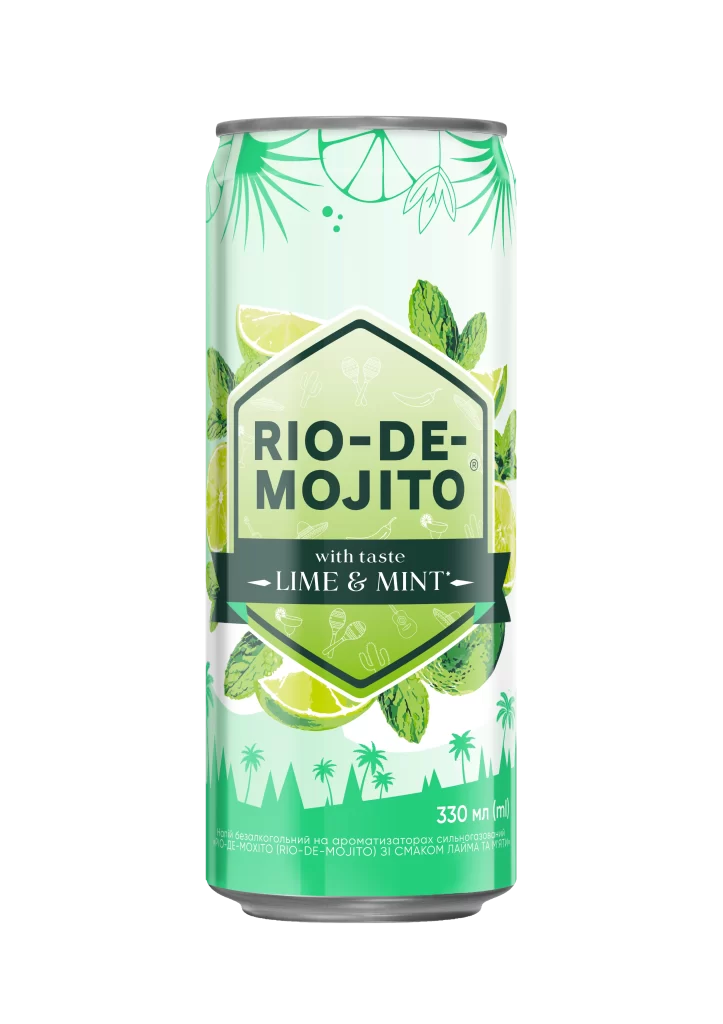 Rio Beverage Can Lime & Mint