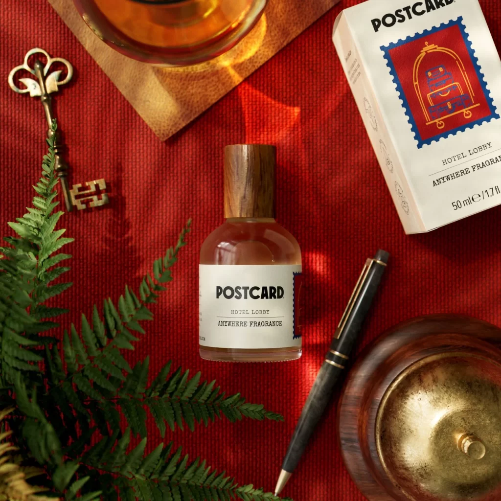 A Postcard From A Life Less Cluttered Anywhere Fragrance Packaging Bottle