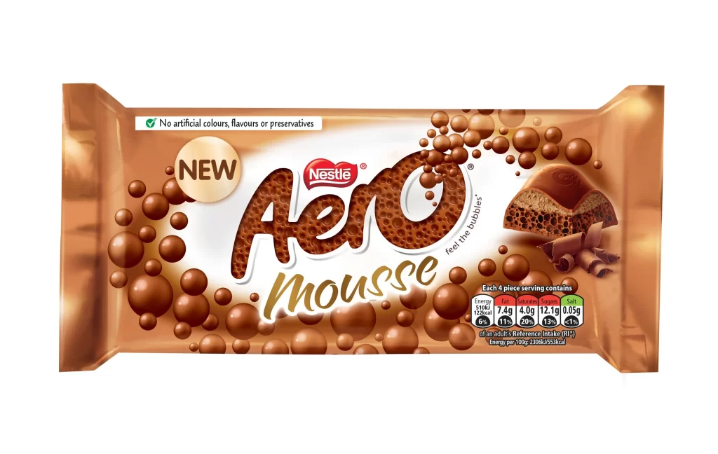 Nestle Aero Chocolate Packaging Q