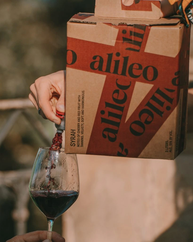 Alileo Wines Packaging Box