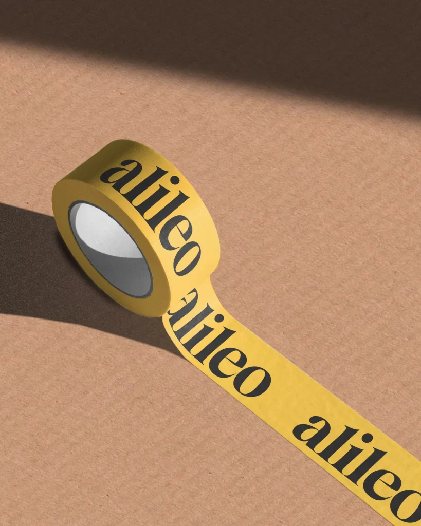Alileo Wines Packaging Yellow